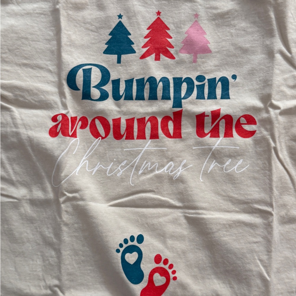 Mom to be Maternity Holiday Tee Shirt
